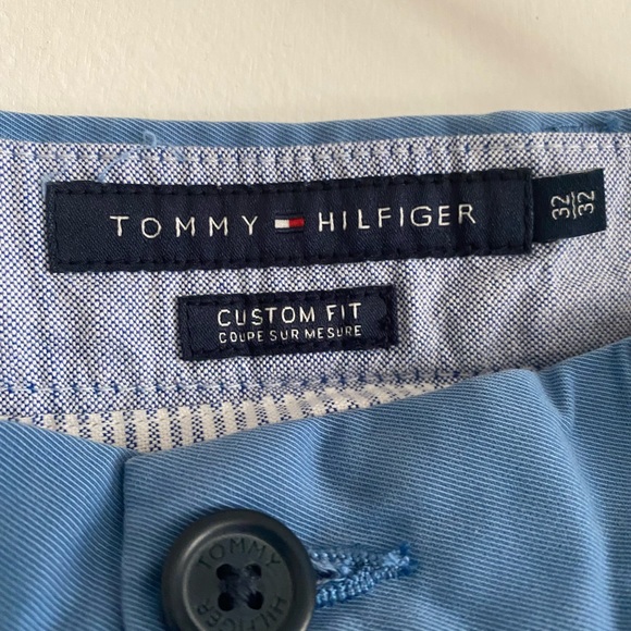 Blue Tommy Hilfiger 32W Custom Fit Pants - Picture 3 of 4